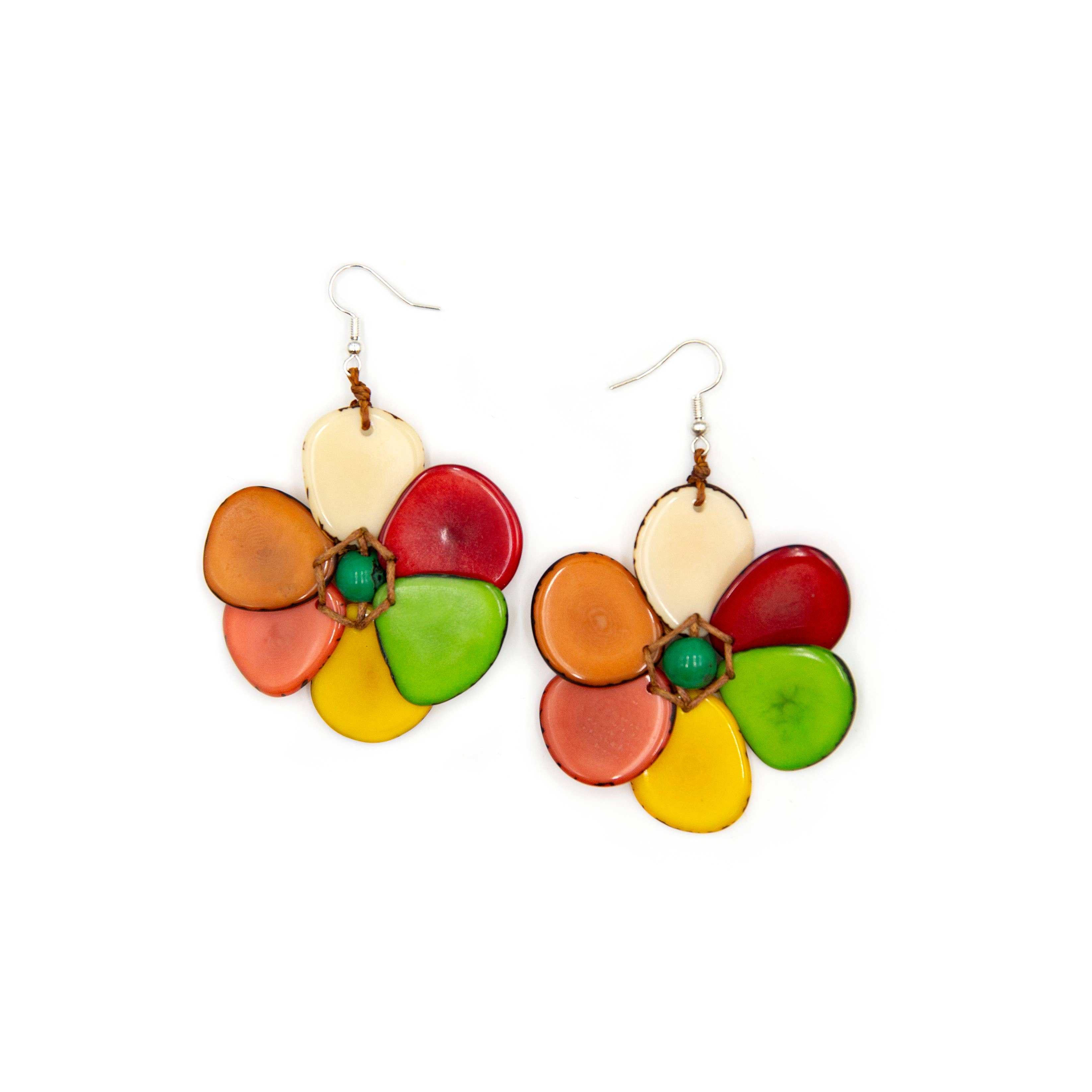 Tagua Organic Jewelry - Rosalia Earrings