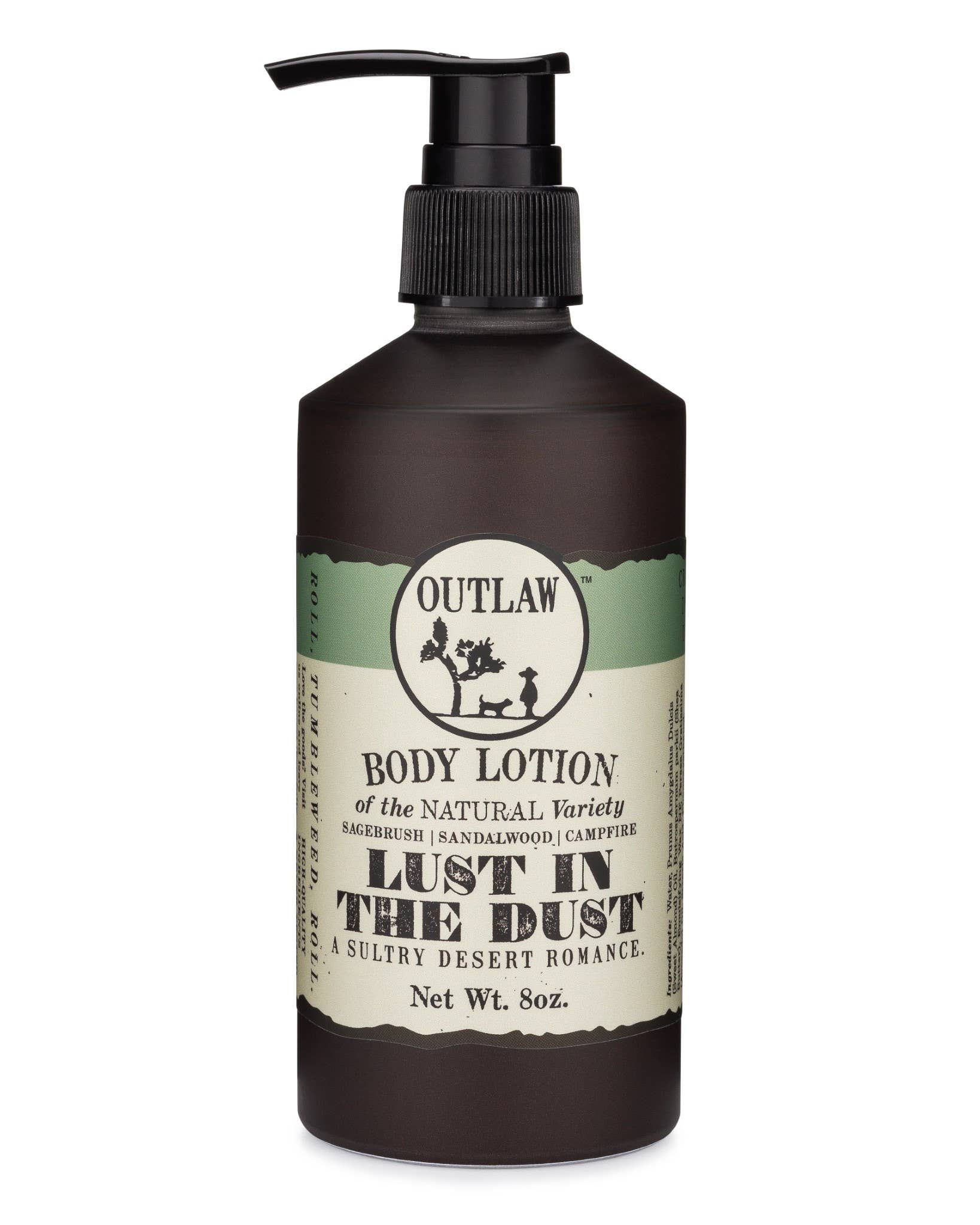 Outlaw Lust in the Dust Natural Lotion: The Scent of the Desert