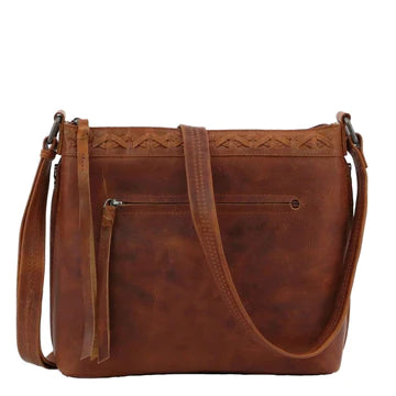 Concealed Carry Hayden Leather Computer Briefcase with RFID Organizer by Lady Conceal