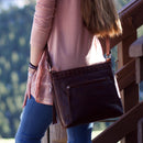 Concealed Carry Faith Leather Crossbody by Lady Conceal