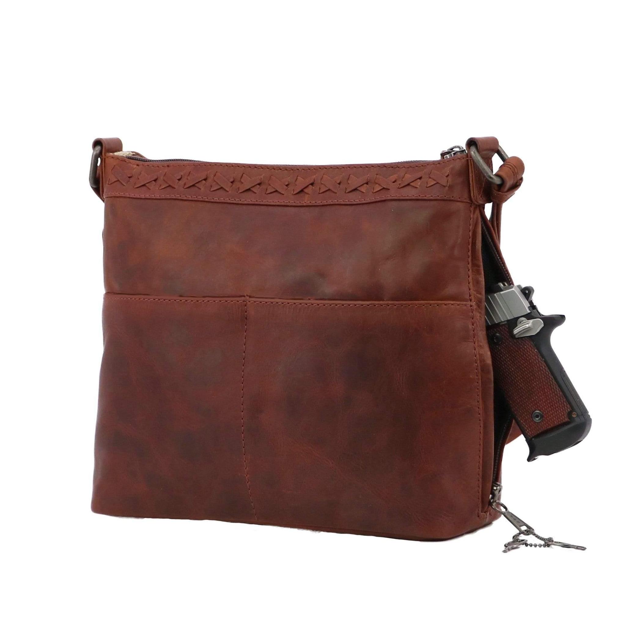 Concealed Carry Faith Leather Crossbody by Lady Conceal