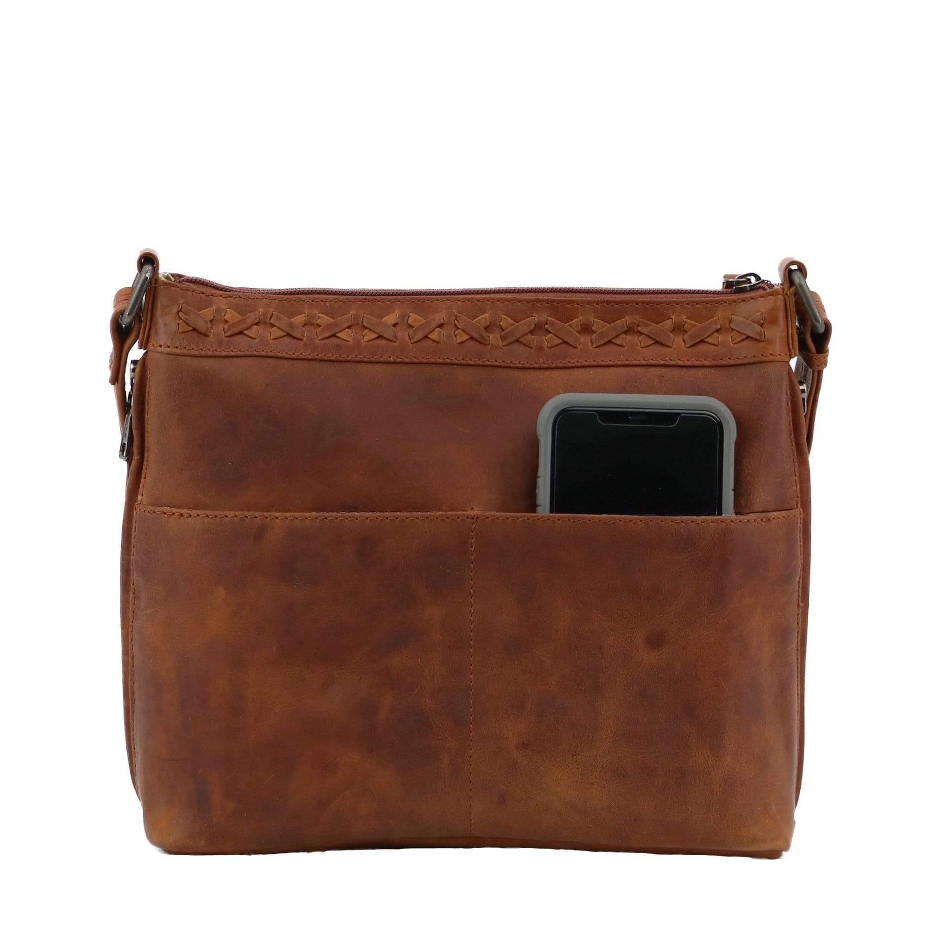 Concealed Carry Faith Leather Crossbody by Lady Conceal