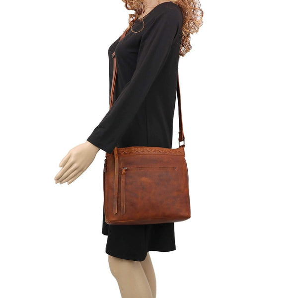 Concealed Carry Faith Leather Crossbody by Lady Conceal