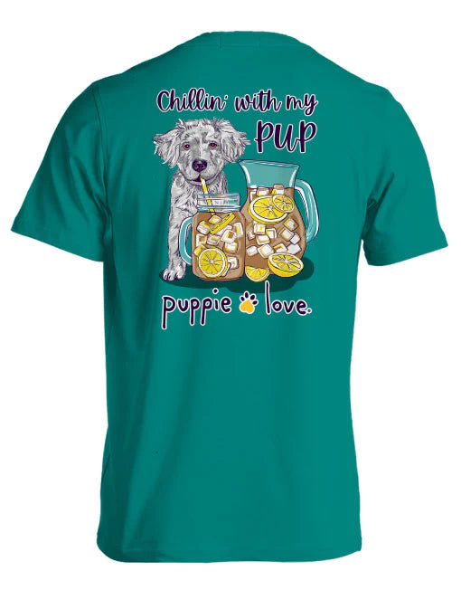 Puppie Love - Chillin' With My Pup (Ice Tea) T-Shirt