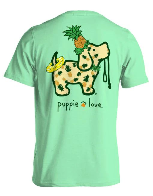 Puppie Love - Pineapple Pup Adult Shirt