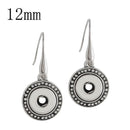 Classic Drop Pendant Sandy Snap Interchangeable Charm Earrings