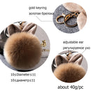Fur Kitty Pom Pom Key Chain / Purse Puff