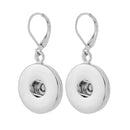 Drop Pendant Lever Back Sandy Snap Interchangeable Charm Earrings