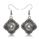 Vintage Style 12mm Sandy Snap Bracelet or Earrings Set