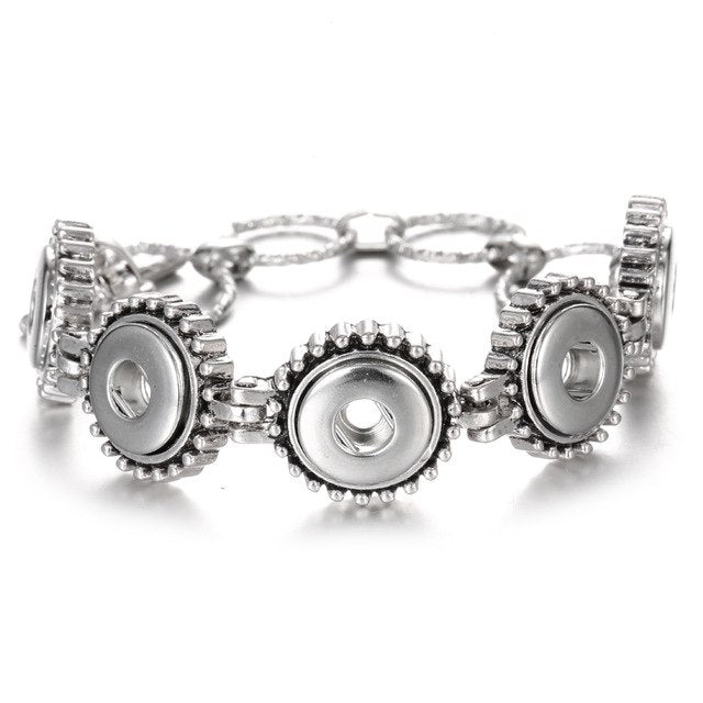 Five Snap Sandy Snap Interchangeable Charm Bracelet
