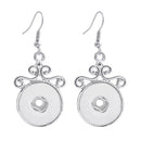 Sandy Snap Interchangeable Charm Earrings Drop Pendant Style