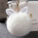 Fur Kitty Pom Pom Key Chain / Purse Puff
