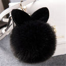 Fur Kitty Pom Pom Key Chain / Purse Puff