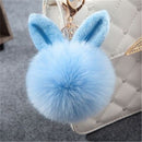 Fur Kitty Pom Pom Key Chain / Purse Puff