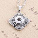 Classic Pendant on 24" Chain Sandy Snap Interchangeable Charm Necklace