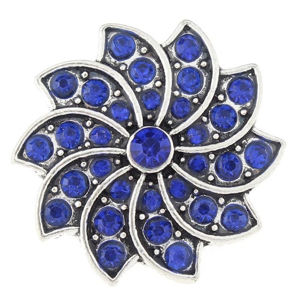 Jeweled Pinwheel Sandy Snap Interchangeable Charm