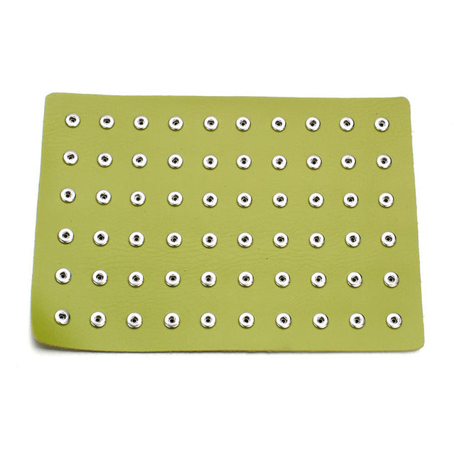 Leather Sandy Snap Interchangeable Charm Holder/Display Mat