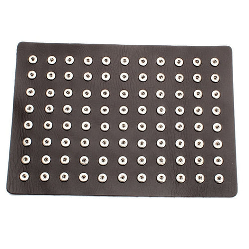 Leather Sandy Snap Interchangeable Charm Holder/Display Mat