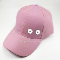 Multicolor Sandy Snap Interchangeable Charm Baseball Caps