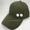 Multicolor Sandy Snap Interchangeable Charm Baseball Caps