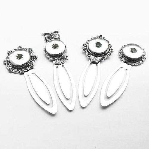 Sandy Snap Interchangeable Charm Vintage Style Bookmarks