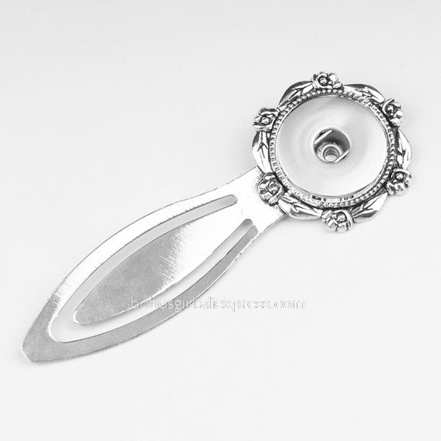 Sandy Snap Interchangeable Charm Vintage Style Bookmarks