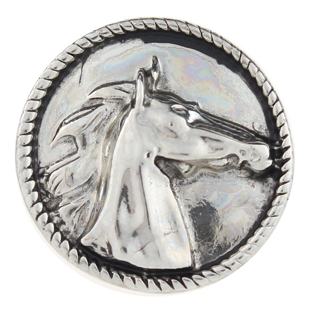 Majestic Horse Sandy Snap Interchangeable Charm