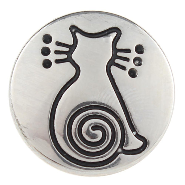 Kitty Cat Sandy Snap Interchangeable Charm