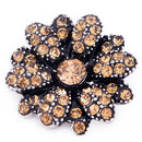 Spectacular Topaz Flower Sandy Snap Interchangeable Charm
