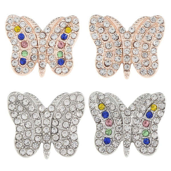 Jeweled Butterfly Sandy Snap Interchangeable Charm
