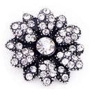 Crystal Clear Rhinestone Sandy Snap Interchangeable Charm