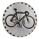 Metal Engraved Bicycle Sandy Interchangeable Charm