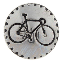 Metal Engraved Bicycle Sandy Interchangeable Charm