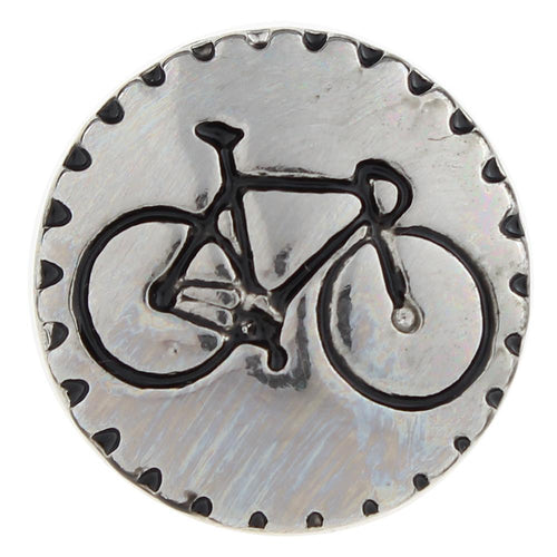 Metal Engraved Bicycle Sandy Interchangeable Charm