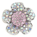 Iridescent Flower Sandy Snap Interchangeable Charm