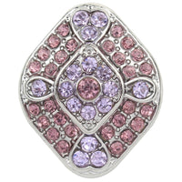 Purple and Pink Hues Sandy Snap Interchangeable Charm
