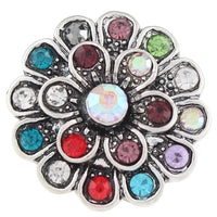 Jewel-Tone Crystal Sandy Snap Interchangeable Charm