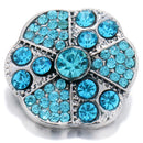 Bright Blue Design Sandy Snap Interchangeable Charm