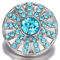 Sky Blue Design Sandy Snap Interchangeable Charm