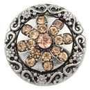 November Citrine Color Design Sandy Snap Interchangeable Charm