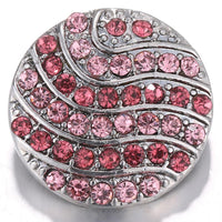 Art Design Pink Sandy Snap Interchangeable Charm