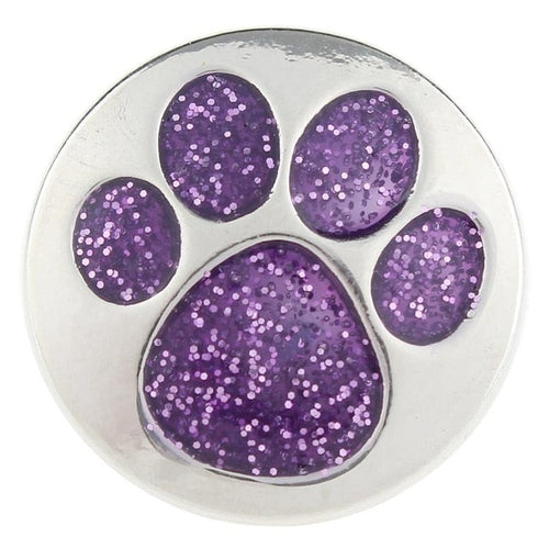 Doggy Pawprint Sandy Snap Interchangeable Charm