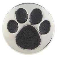 Doggy Pawprint Sandy Snap Interchangeable Charm